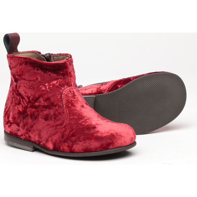 Velvet Boots, Burgundy - Boots - 2