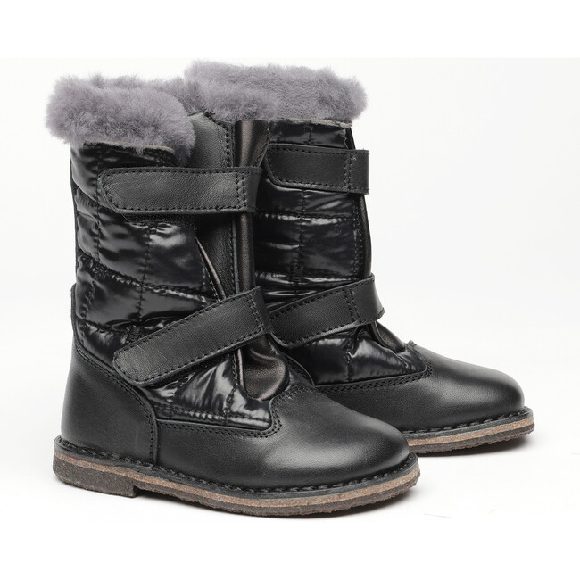 Leather Boots, Black