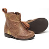 Leather Ankle Boots, Brown - Boots - 2