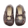 Leather Crib Shoes, Brown - Crib Shoes - 3