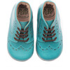 Teal Lace Up Boots - Boots - 3