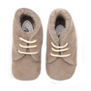 Shearling Crib Shoes, Beige - Crib Shoes - 3