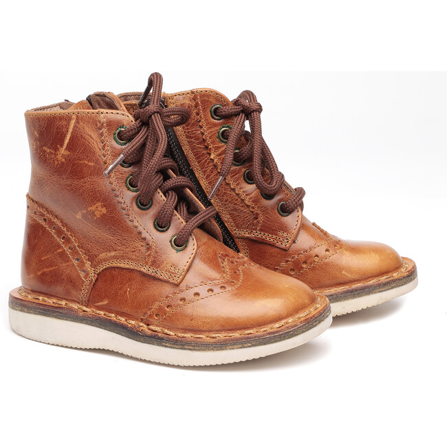 Leather Boots, Brown