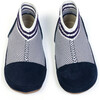 Elastic Slip-On, Navy - Slip Ons - 3