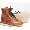 Leather Boots, Brown - Boots - 2