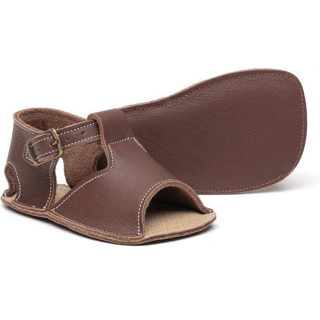 Crib Sandals, Chocolate - Crib Shoes - 2