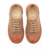 Fabric Lace-Ups, Brown - Sneakers - 3