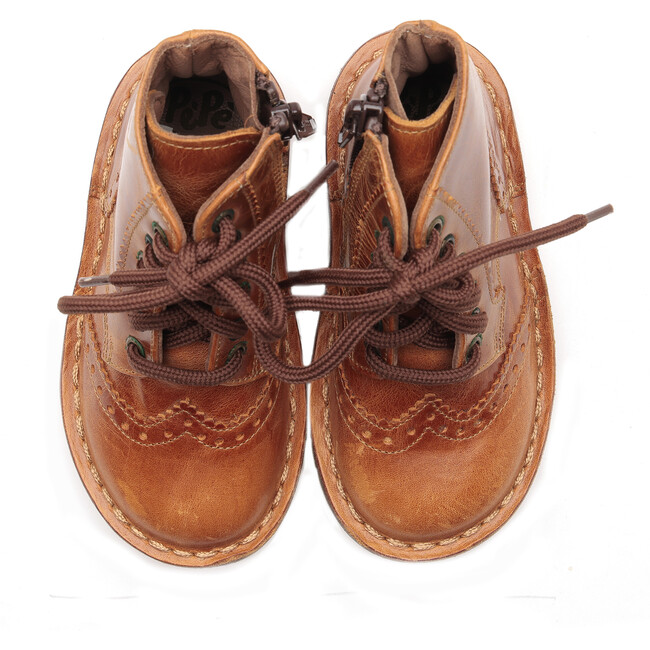 Leather Boots, Brown - Boots - 3