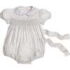 Smocked Peter Pan Bubble, Winthrop Bubble - Rompers - 1 - thumbnail