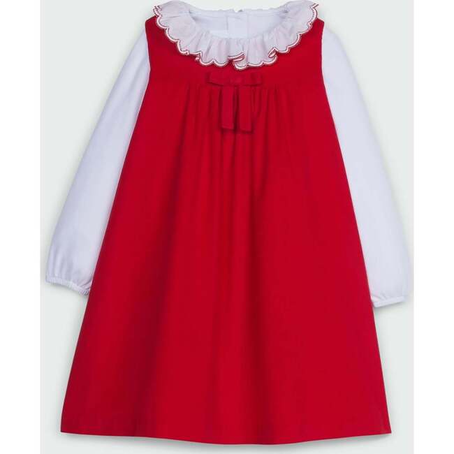 London Blouse, Red - Blouses - 2