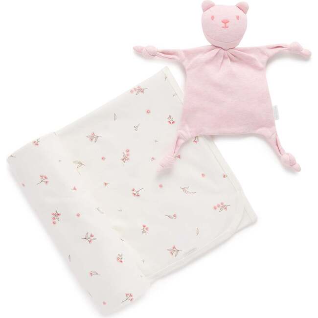 Stretch Swaddle Wrap & Comforter Gift Pack Vanilla Blossom