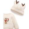 3 Piece Gift Set Deer Christmas Print - Mixed Apparel Set - 2