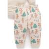 3 Piece Gift Set Deer Christmas Print - Mixed Apparel Set - 4