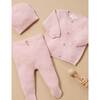 Textured Knit Legging Pink Melange - Leggings - 5