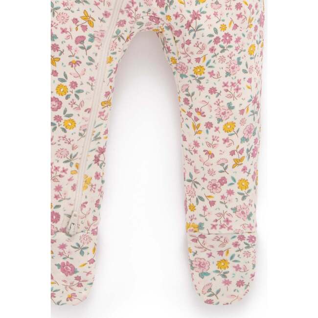 2 Pack Printed Zip Footie Woodland Ditsy Print - Footie Pajamas - 3