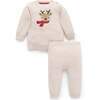 Jumper and Legging Set Snow Melange, Reindeer - Mixed Apparel Set - 1 - thumbnail