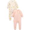 2 Pack Zip Growsuit Girl's Woodland Print - Footie Pajamas - 1 - thumbnail