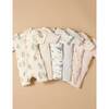 2 Pack Short Sleeve Zip Romper Hungry Turtles Print - Footie Pajamas - 5