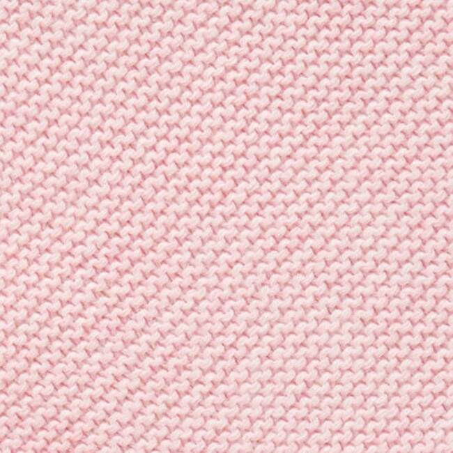 Textured Knit Blanket Pink Melange - Blankets - 4