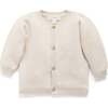 Textured Knit Cardigan Wheat melange - Cardigans - 1 - thumbnail