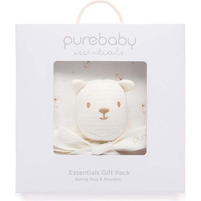Stretch Swaddle Wrap & Comforter Gift Pack Vanilla Bear - Swaddles - 2