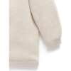 Textured Knit Cardigan Wheat melange - Cardigans - 3