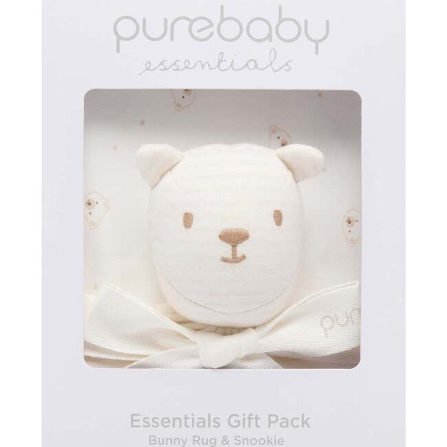 Stretch Swaddle Wrap & Comforter Gift Pack Vanilla Bear - Swaddles - 3
