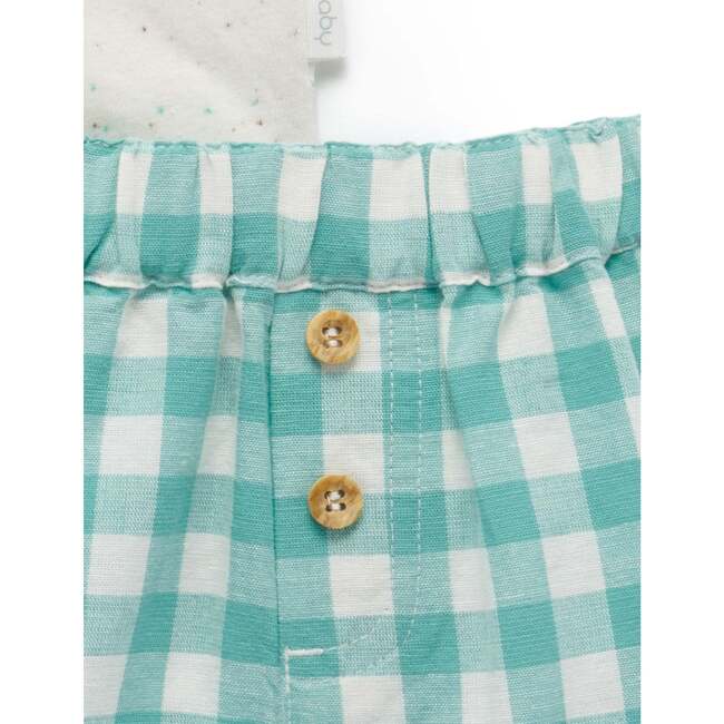 Tee and Short Set Lagoon Gingham - Mixed Apparel Set - 3