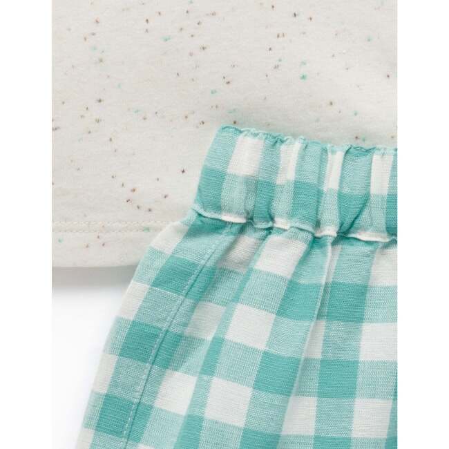 Tee and Short Set Lagoon Gingham - Mixed Apparel Set - 4