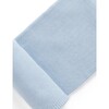 Textured Knit Blanket Blue Melange - Blankets - 2