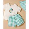 Tee and Short Set Lagoon Gingham - Mixed Apparel Set - 5