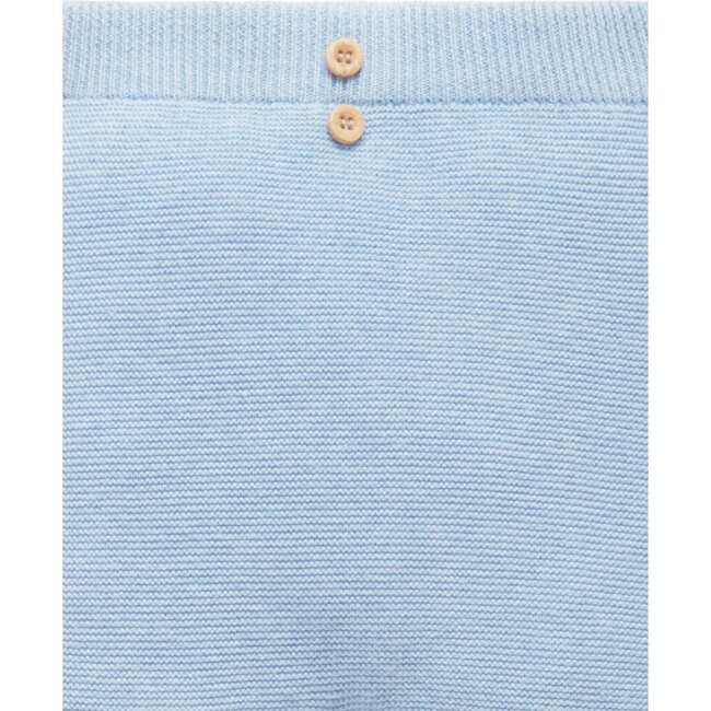 Textured Knit Legging Blue Melange - Leggings - 2