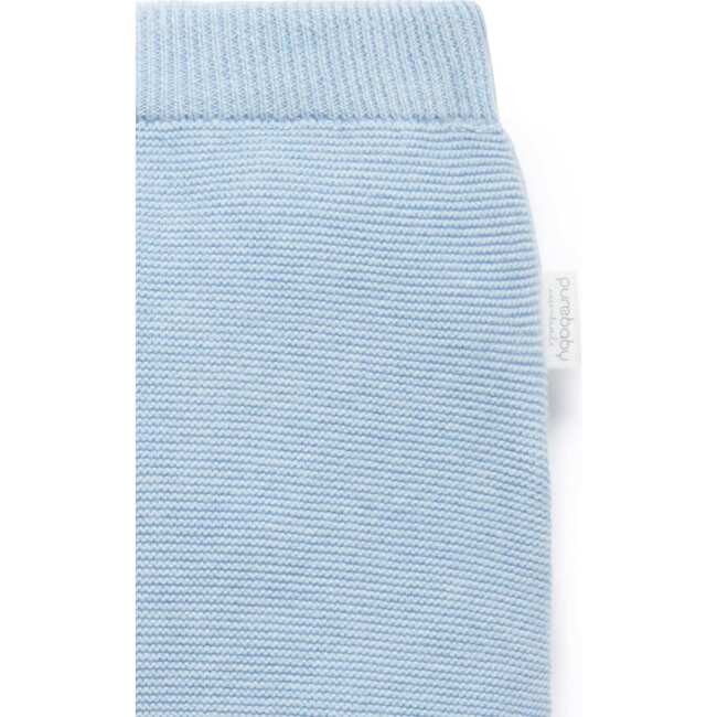 Textured Knit Legging Blue Melange - Leggings - 3