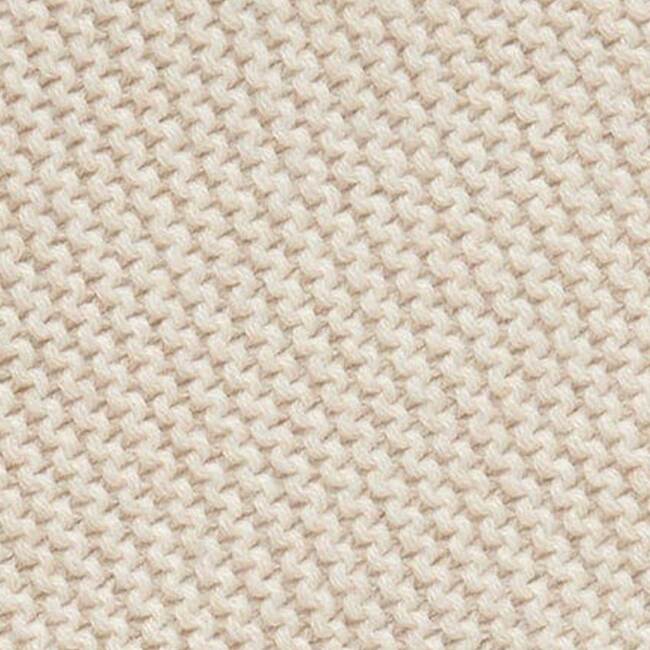 Textured Knit Blanket Wheat melange - Blankets - 6