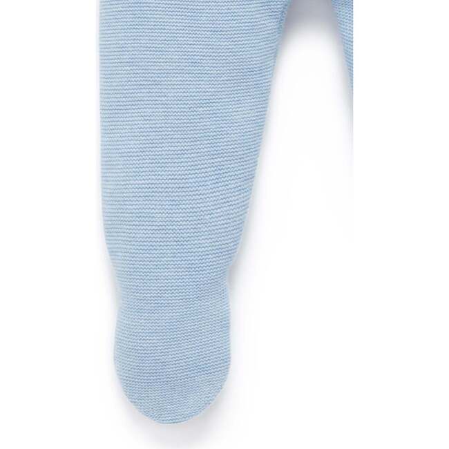 Textured Knit Legging Blue Melange - Leggings - 4