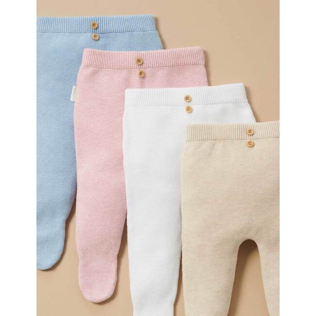 Textured Knit Legging Wheat melange - Leggings - 5