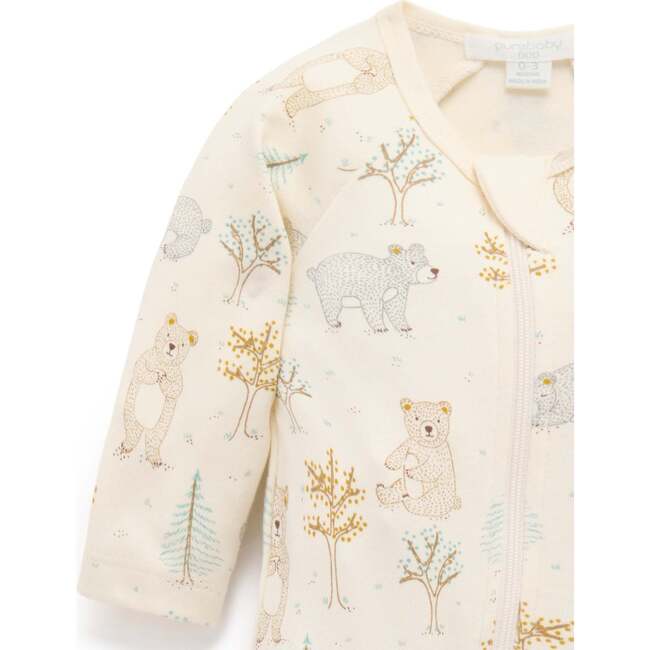 2 Pack Printed Zip Footie Roaming Bears Print - Footie Pajamas - 2