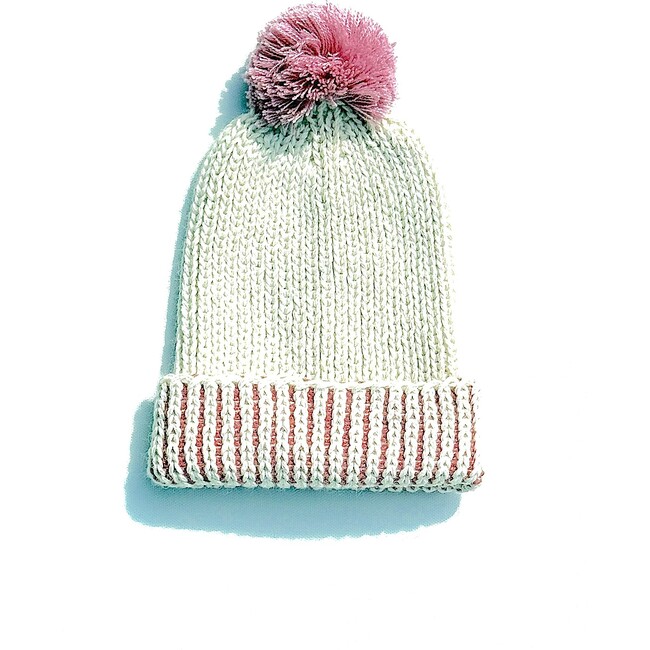 Sprinkle Pom Hat, Shades of Pink