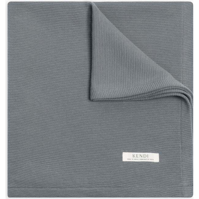 Waffle Knit Baby Blanket Agave