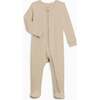 Peyton Zipper Sleeper Clay - Footie Pajamas - 1 - thumbnail