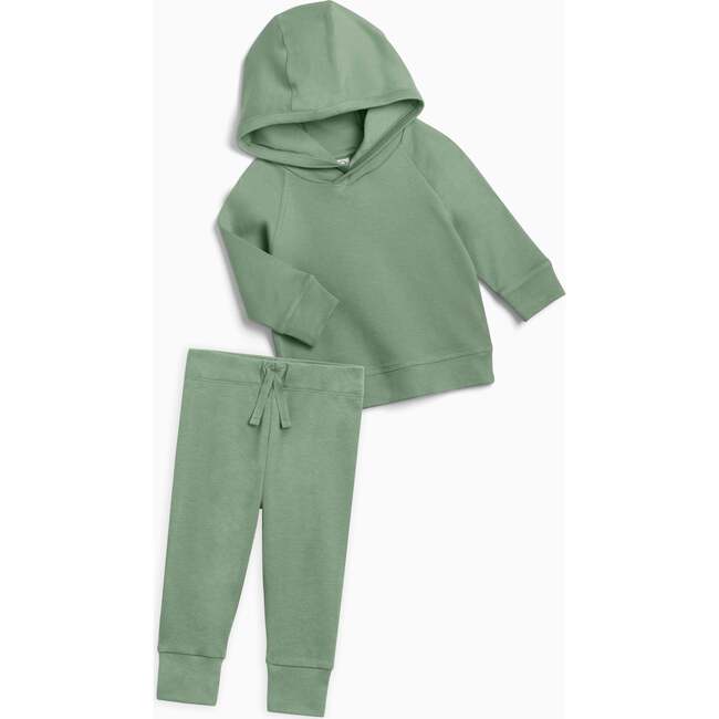 Organic Hoodie and Pant Set Thyme - Mixed Apparel Set - 1