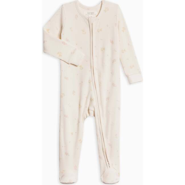 Kit Ribbed Zipper Sleeper Emma Floral/Butter