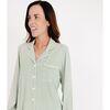 Women's Bamboo Pajama Set, Evergreen Stripe - Pajamas - 3