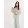 Women's Bamboo Pajama Set, Evergreen Stripe - Pajamas - 6