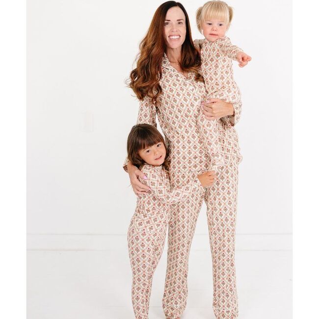 Women's Bamboo Pajama Set, Holly Trellis - Pajamas - 5