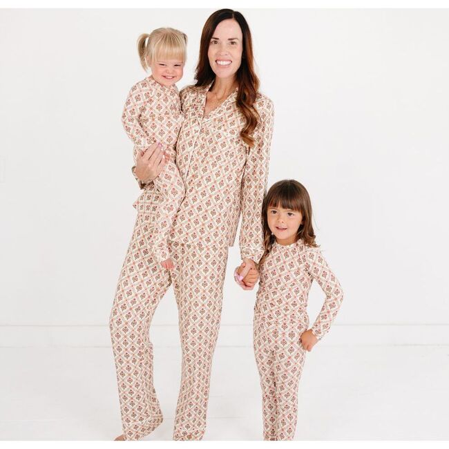 Women's Bamboo Pajama Set, Holly Trellis - Pajamas - 6