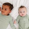 Bamboo Toddler Pajama Set, Evergreen Stripe - Pajamas - 6