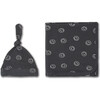 Organic Swaddle Blanket & Hat Set, Happy Face - Swaddles - 3