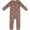 Organic 2-Way Zip Romper, Fox - Rompers - 1 - thumbnail