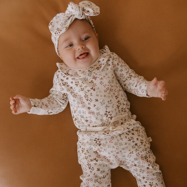Organic Ruffle Onesie & Pants Set, Garden - Mixed Apparel Set - 2